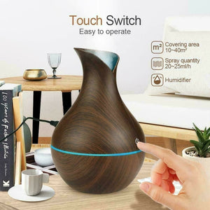 Open image in slideshow, Ultrasonic Humidifier Oil Diffuser Air Purifier Aromatherapy with LED
